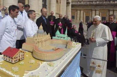 Catholic News - Pope Benedict XVI 80th Birthday Cake