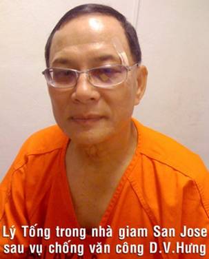 Hnh chụp L Tống trong nh giam San Jose
